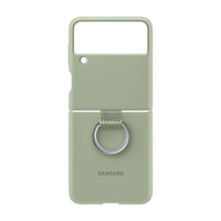 Thumbnail for Samsung Silicone Cover With Ring for Galaxy Flip 3 - Olive Green