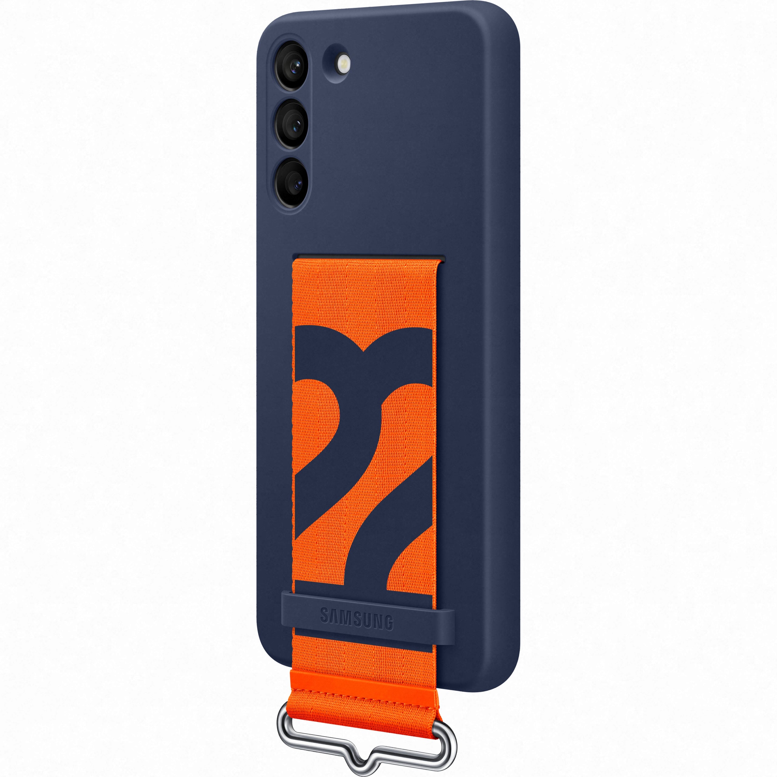 Samsung Silicone Cover with Strap Galaxy S22+ - Navy