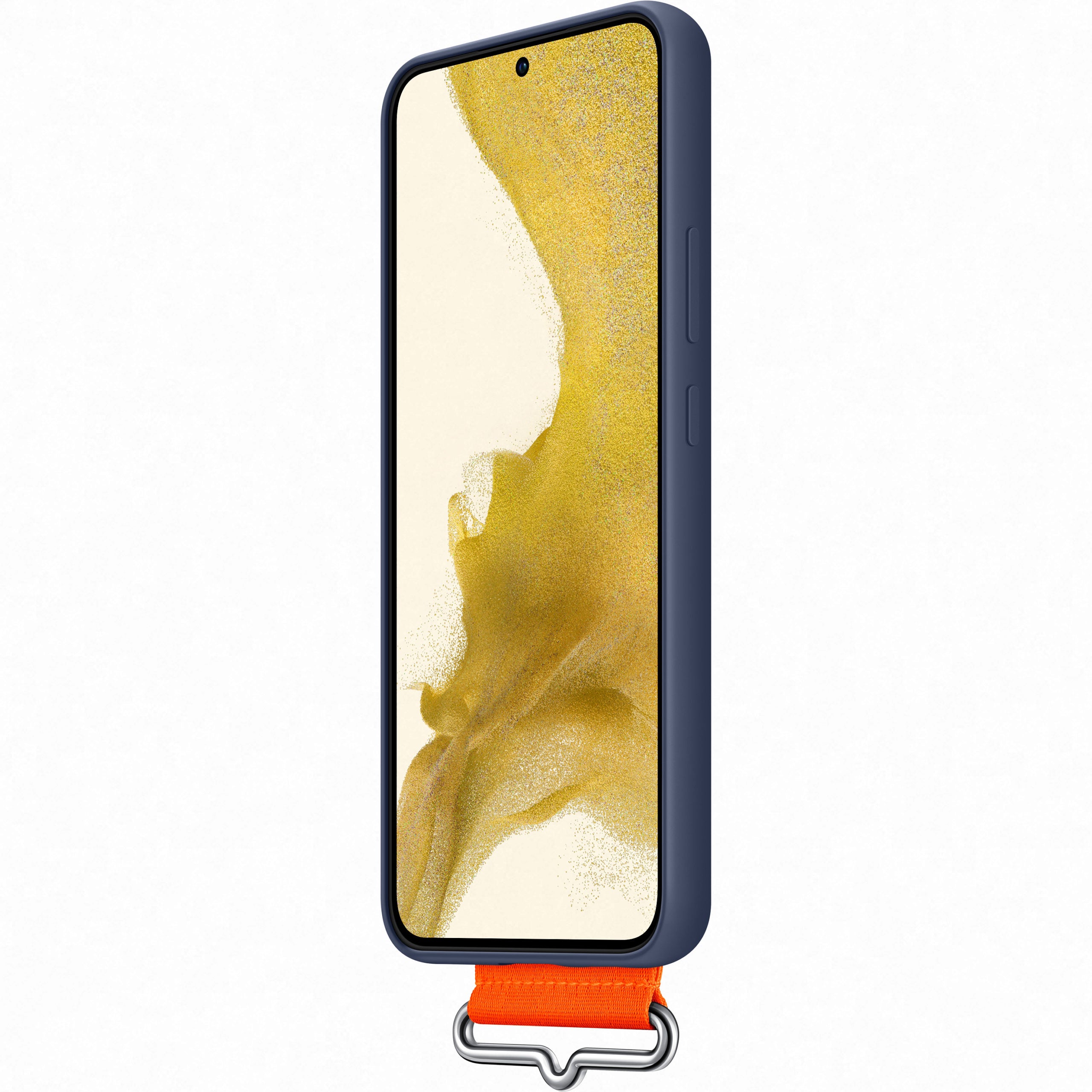 Samsung Silicone Cover with Strap Galaxy S22+ - Navy