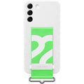 Samsung Silicone Cover with Strap Galaxy S22+ - White
