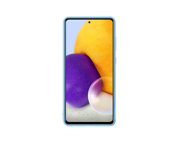 Samsung Silicone Cover Case for Galaxy A72 - Blue