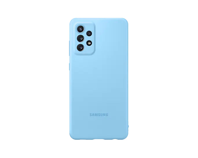 Samsung Silicone Cover Case for Galaxy A72 - Blue