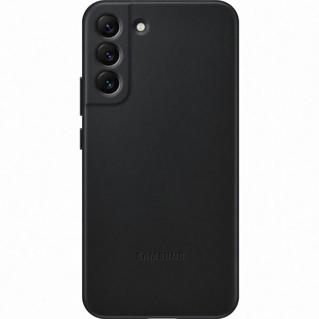 Samsung Leather Cover for Galaxy S22+ PLUS - Black