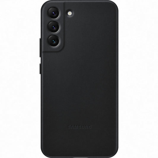Samsung Leather Cover for Galaxy S22+ PLUS - Black