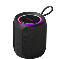 Thumbnail for EFM Austin Mini Bluetooth Speaker with LED Colour Glow - Charcoal Black