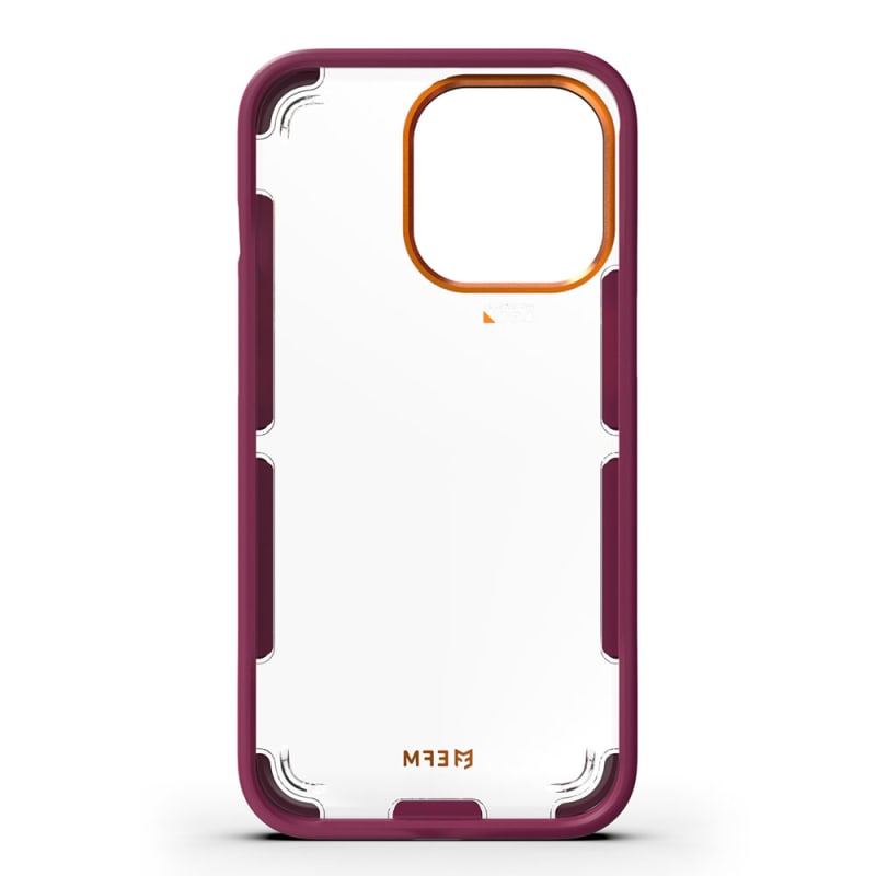 EFM Cayman Case Armour with D3O 5G Signal Plus for iPhone 13 Pro Max (6.7") - Red Velvet