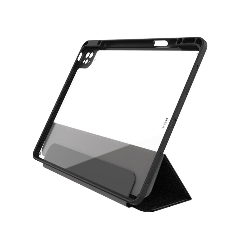 EFM Aspen Folio Case Armour with D3O & Eleather Suits iPad Pro 12.9 - Black