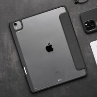 Thumbnail for EFM Aspen Folio Case Armour with D3O & Eleather Suits iPad Pro 12.9 - Black