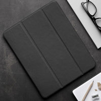 Thumbnail for EFM Aspen Folio Case Armour with D3O & Eleather Suits iPad Pro 12.9 - Black