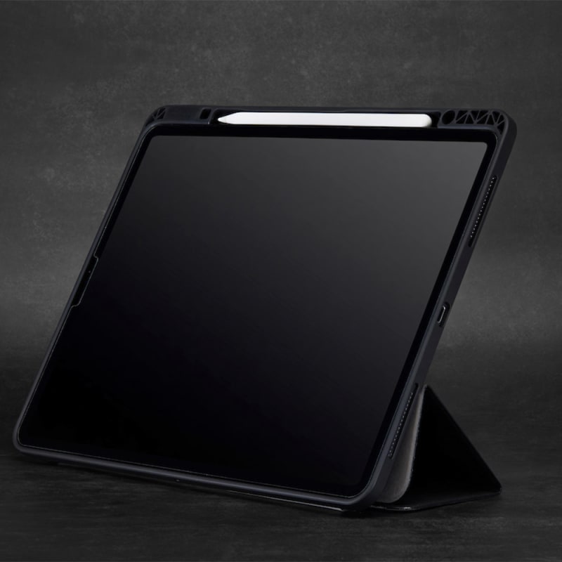 EFM Aspen Folio Case Armour with D3O & Eleather Suits iPad Pro 12.9 - Black