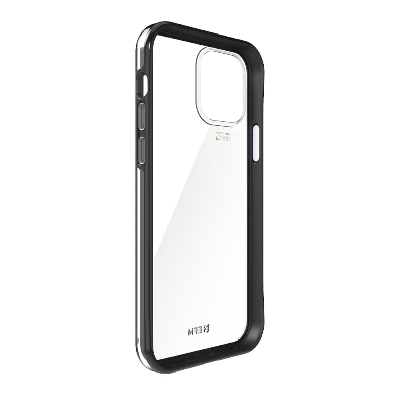 EFM Aspen Case Armour with D3O 5G Signal Plus For iPhone 12/12 Pro 6.1" - Slate/Clear