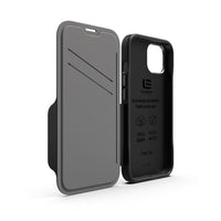 Thumbnail for EFM Monaco Leather Wallet Case Armour with D3O 5G Signal Plus for iPhone 13 (6.1