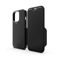 Thumbnail for EFM Monaco Leather Wallet Case Armour with D3O 5G Signal Plus for iPhone 13 Pro (6.1