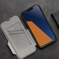 Thumbnail for EFM Monaco Leather Wallet Case Armour with D3O 5G Signal Plus for iPhone 13 Pro (6.1