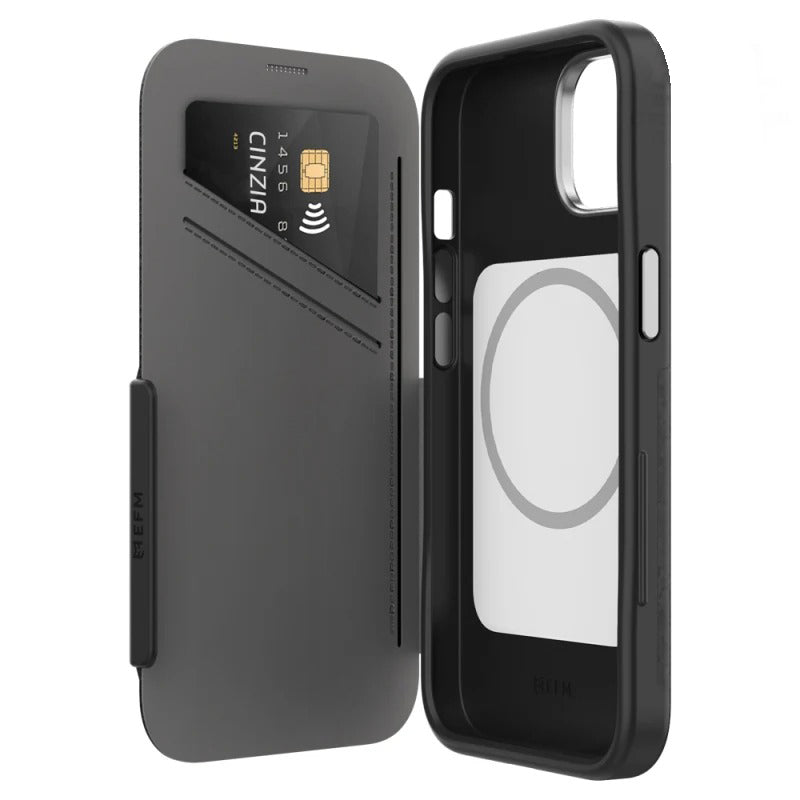 EFM Monaco Case Armour with ELeather and MagSafe D3O 5G Signal Plus For iPhone 14 Pro Max
