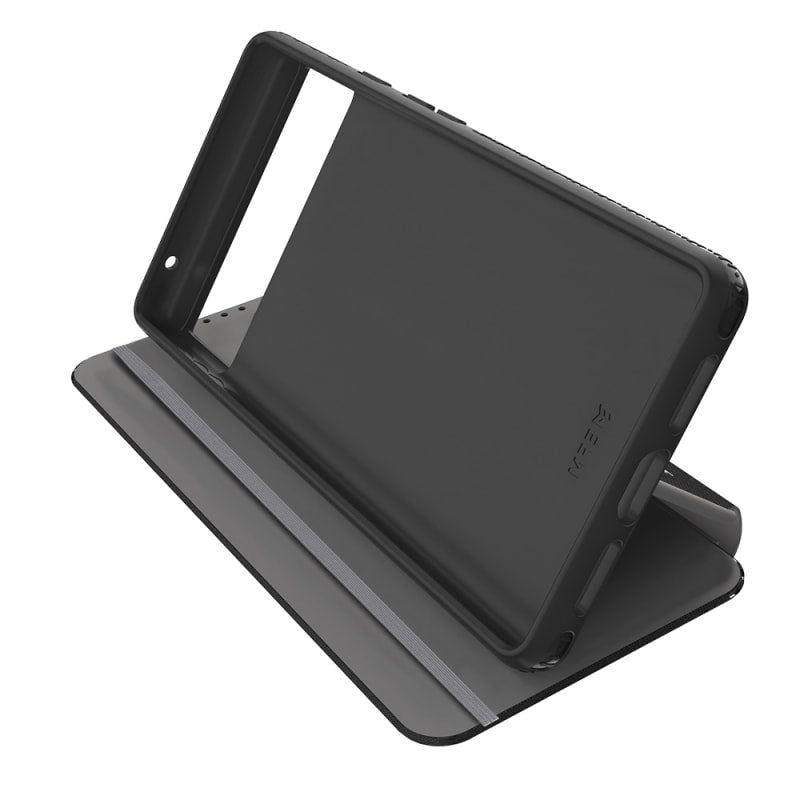 EFM Miami Wallet Case Armour with D3O For Google Pixel 6 - Smoke Black - Black / Grey