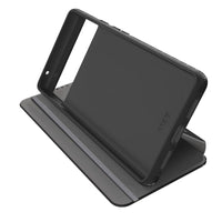 Thumbnail for EFM Miami Wallet Case Armour with D3O For Google Pixel 6 - Smoke Black - Black / Grey