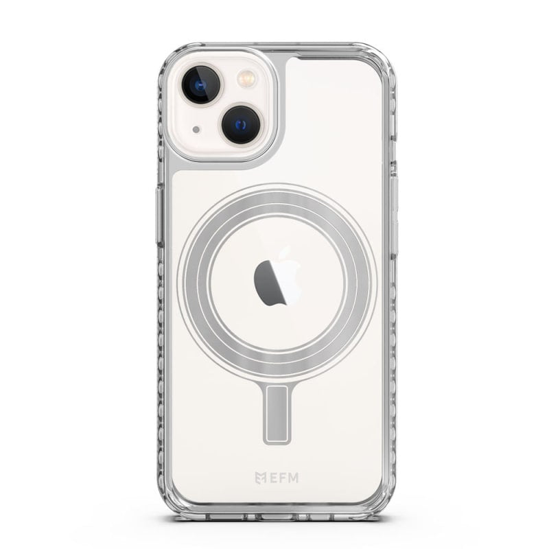 EFM Zurich Flux Case Armour Compatible with MagSafe for iPhone 13 mini (5.4") - Frost Clear