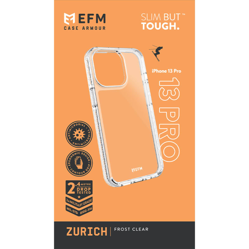 EFM Zurich Case Armour for iPhone 13 Pro (6.1" Pro) - Frost Clear