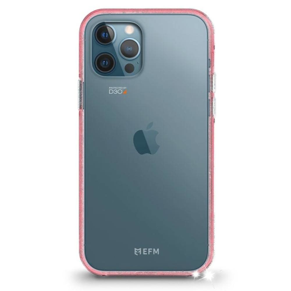 EFM Aspen Case Armour with D3O Crystalex For iPhone 12/12 Pro 6.1 - Glitter Coral - Accessories