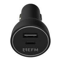 Thumbnail for EFM 48W Dual Port Car Charger with Power Delivery and PPS - Black