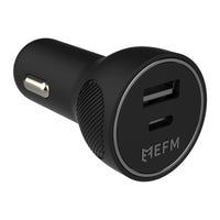Thumbnail for EFM 48W Dual Port Car Charger with Power Delivery and PPS - Black