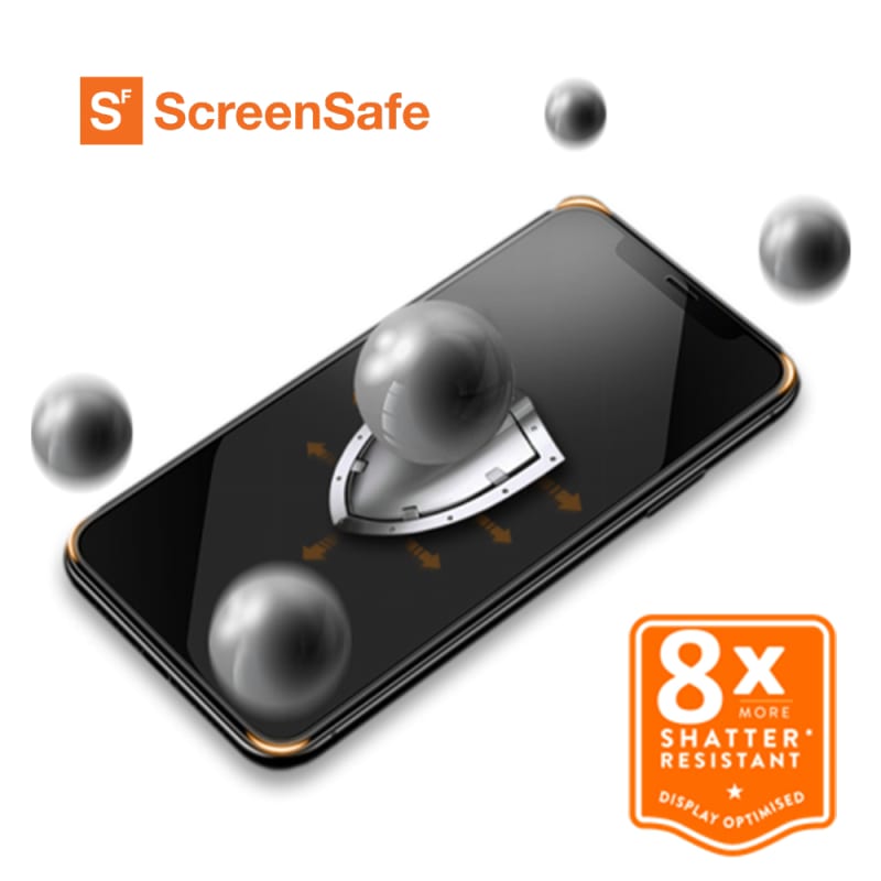 EFM ScreenSafe Film Screen Armour with D3O for iPhone 13 (6.1" and 6.1" Pro) - Clear
