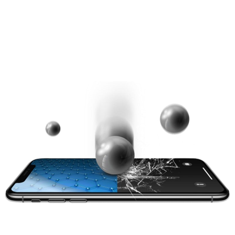 EFM ScreenSafe Glass with D3O Screen Armour for iPad Pro 12.9 - Clear / Black