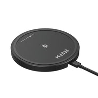 Thumbnail for EFM 15W Wireless Charge Pad with USB to Type-C Charge Cable - Black