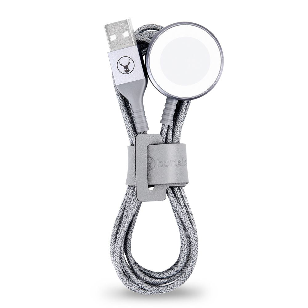 Bonelk Apple Watch Charging Cable (2m) - Silver