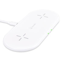 Thumbnail for Bonelk USB-C Dual Wireless Fast Charge Qi Pad - White