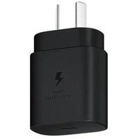 Thumbnail for Samsung 25W Travel AC Charger Adapter (Type-C / USB-C Connetor| NO CABLE)  - Black