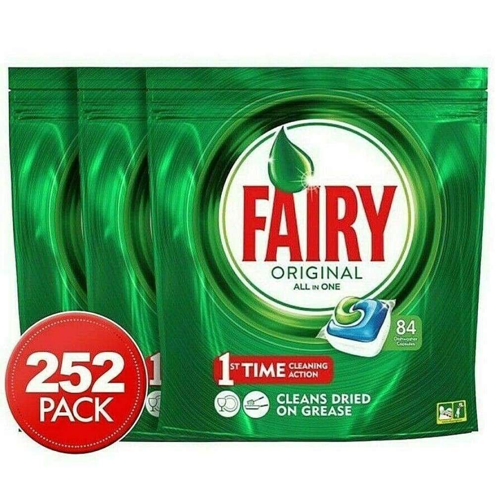 Fairy Caps All-in-one Regular 252 Capsules - (3 x 84 pack) - Appliances