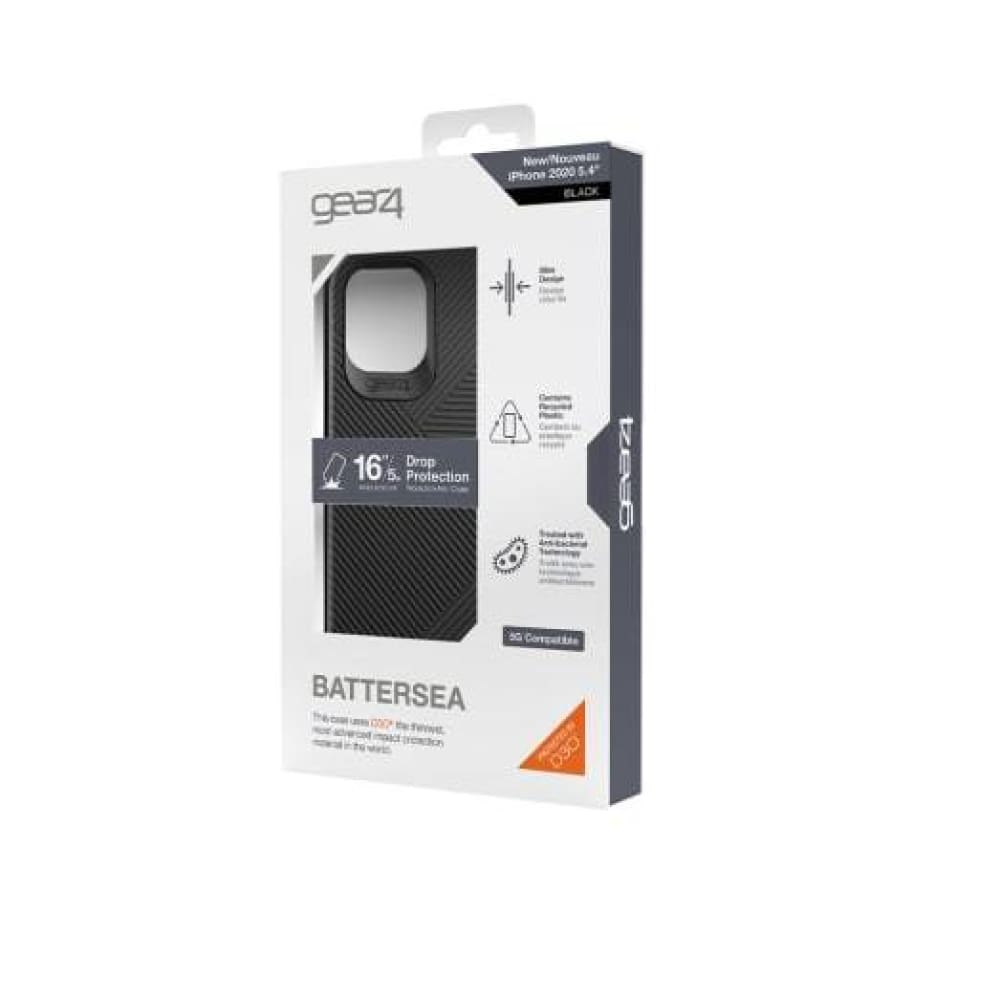 Gear4 D3O Battersea Case Cover for iPhone 12 Mini 5.4 - Black - Accessories