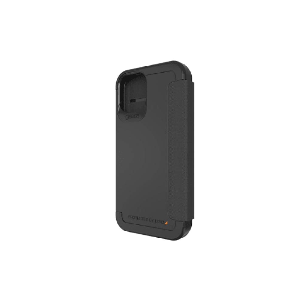 Gear4 D3O Wembley Flip Case Cover for iPhone 12 Mini 5.4 - Black - Accessories