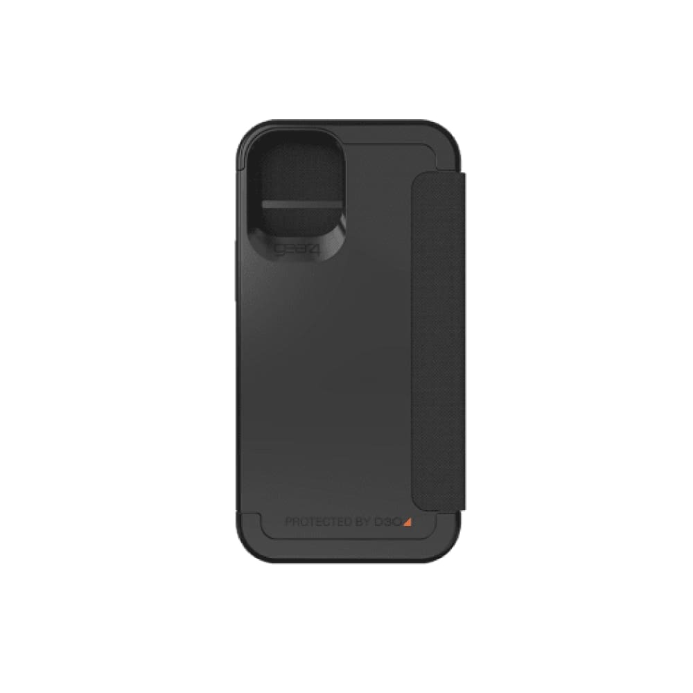Gear4 D3O Wembley Flip Case Cover for iPhone 12 Mini 5.4 - Black - Accessories