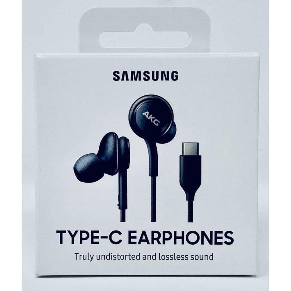 Samsung Corded AKG USB-C/Type-C Earphones - Black For All Samsung Phones (S23|S22|Fold|Flip)