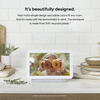 Thumbnail for Google Nest Hub 2nd Gen Home Smart Display - Chalk - Tech