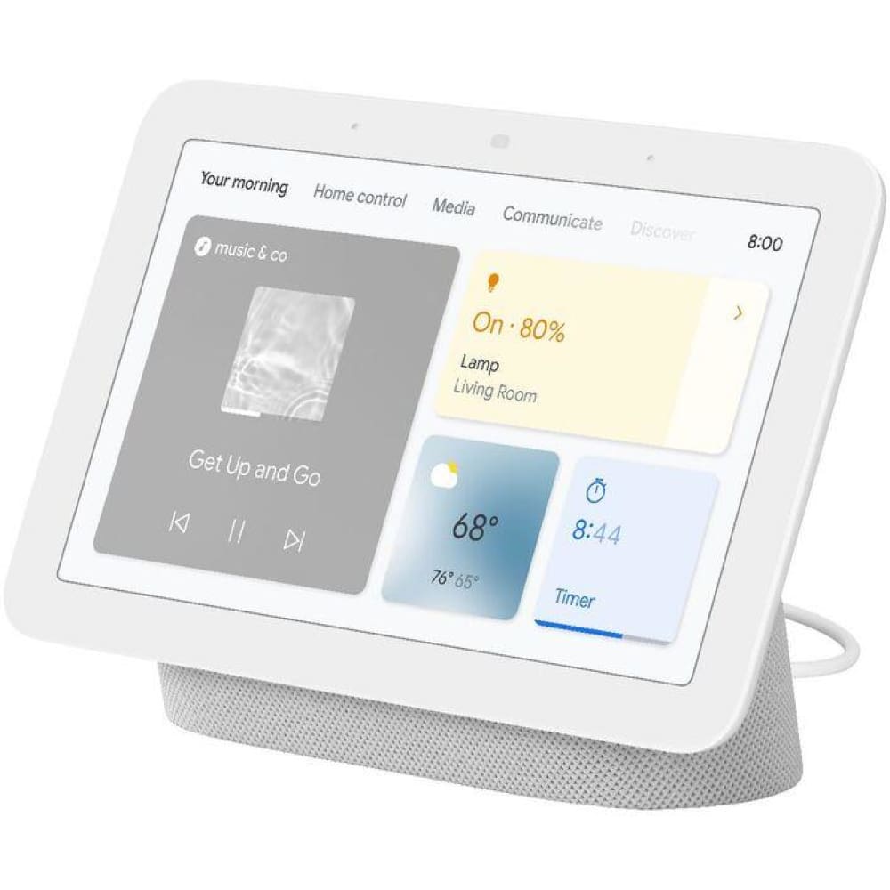 Google Nest Hub 2nd Gen Home Smart Display - Chalk - Tech