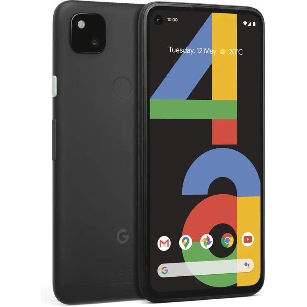 Google Pixel 4a Dual-SIM 128GB + 6GB 5.8 (Just Black) - Mobiles