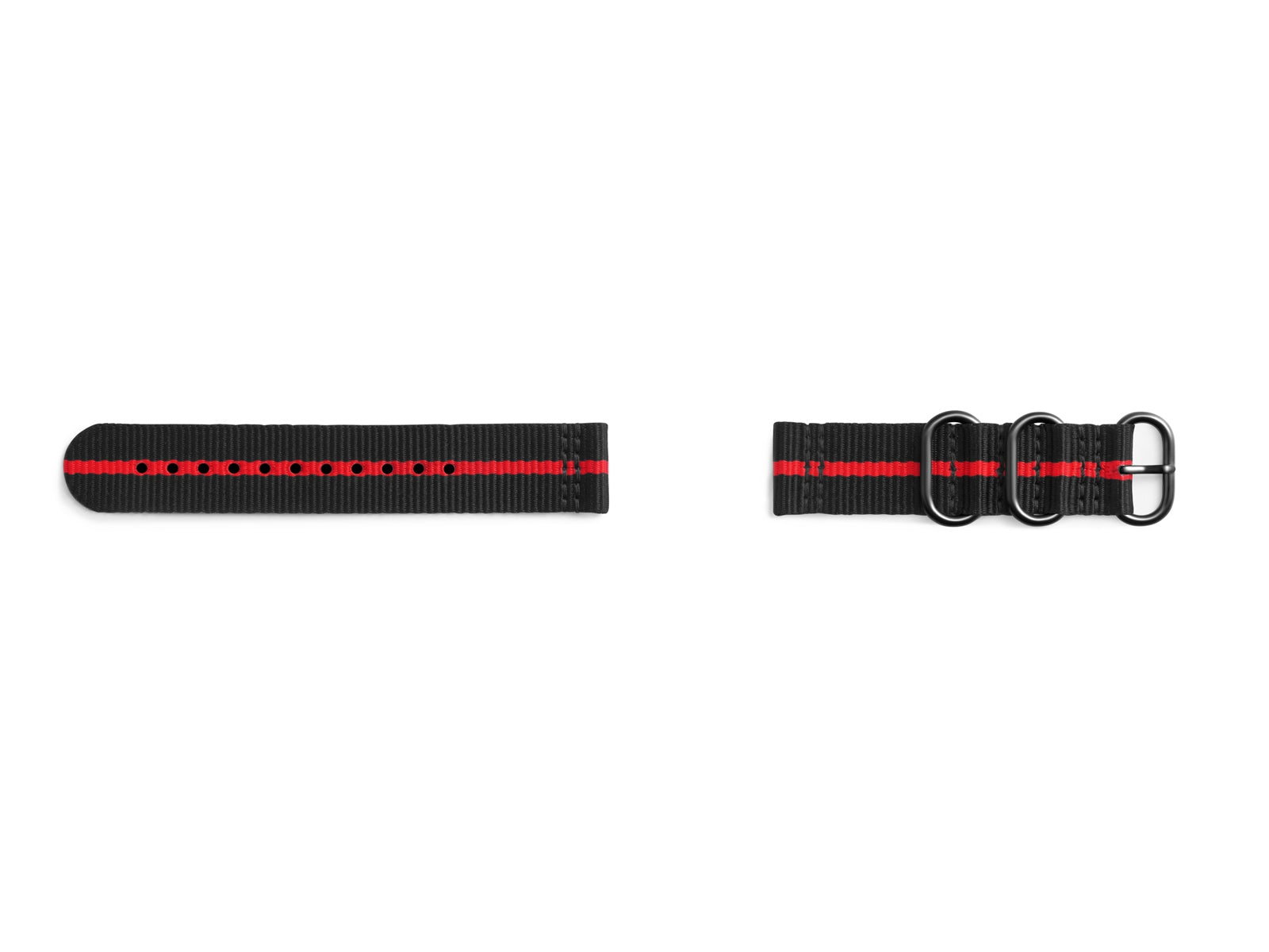 Samsung Premium Strap Black/Red - Gear Sport