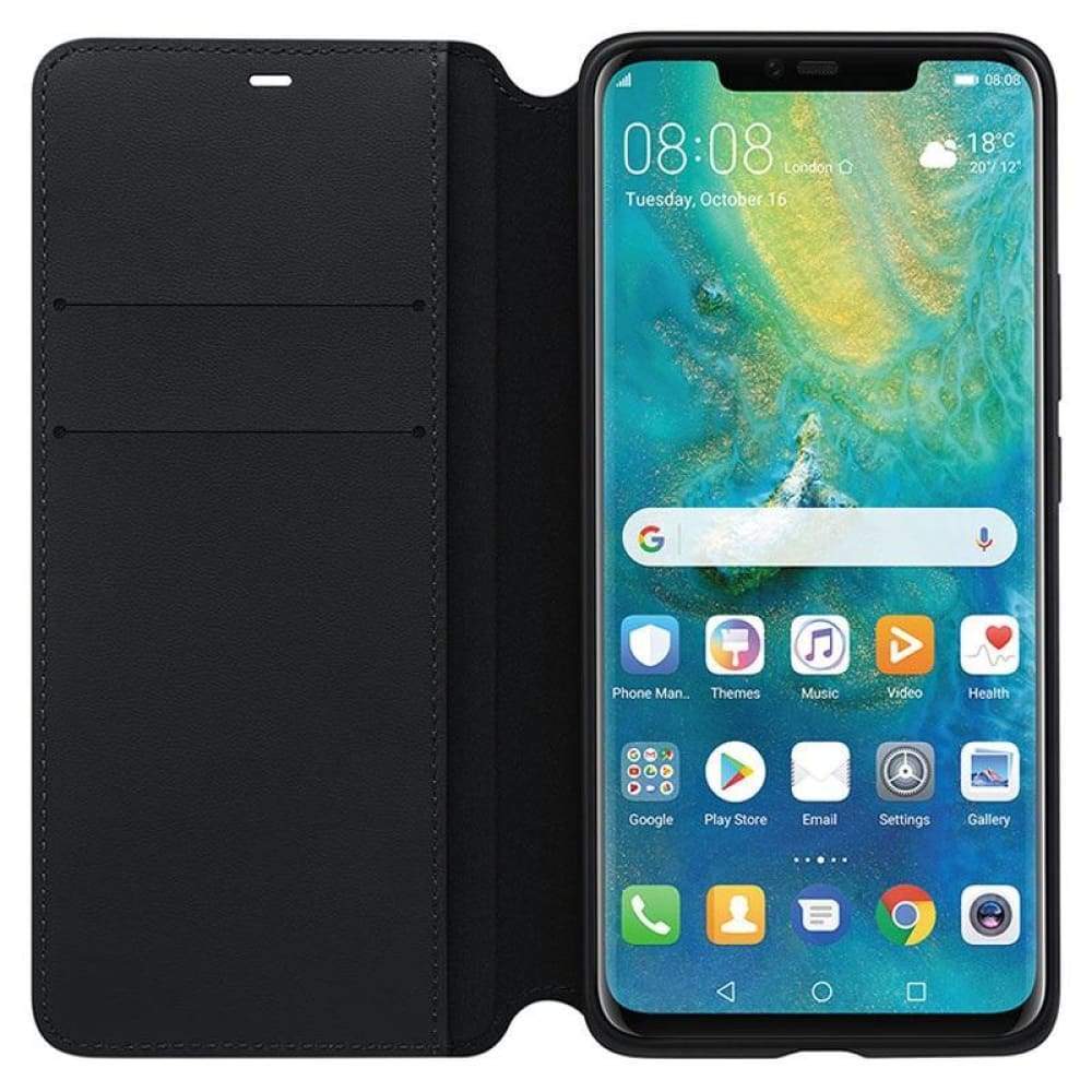 Huawei Mate20 Pro Wallet Cover - Black - Accessories
