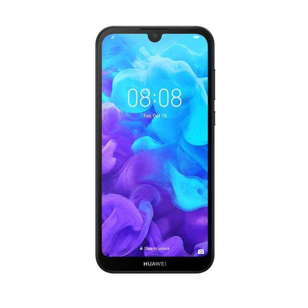 Huawei Y5 2019 (5.71 Dual SIM 4G/4G Faux Leather) - Black - Mobiles