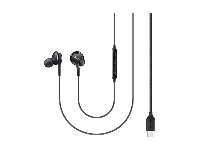 Original Retail SAMSUNG USB C +3.5mm AKG Earphones S21 S22 S23 Ultra Earbuds AU