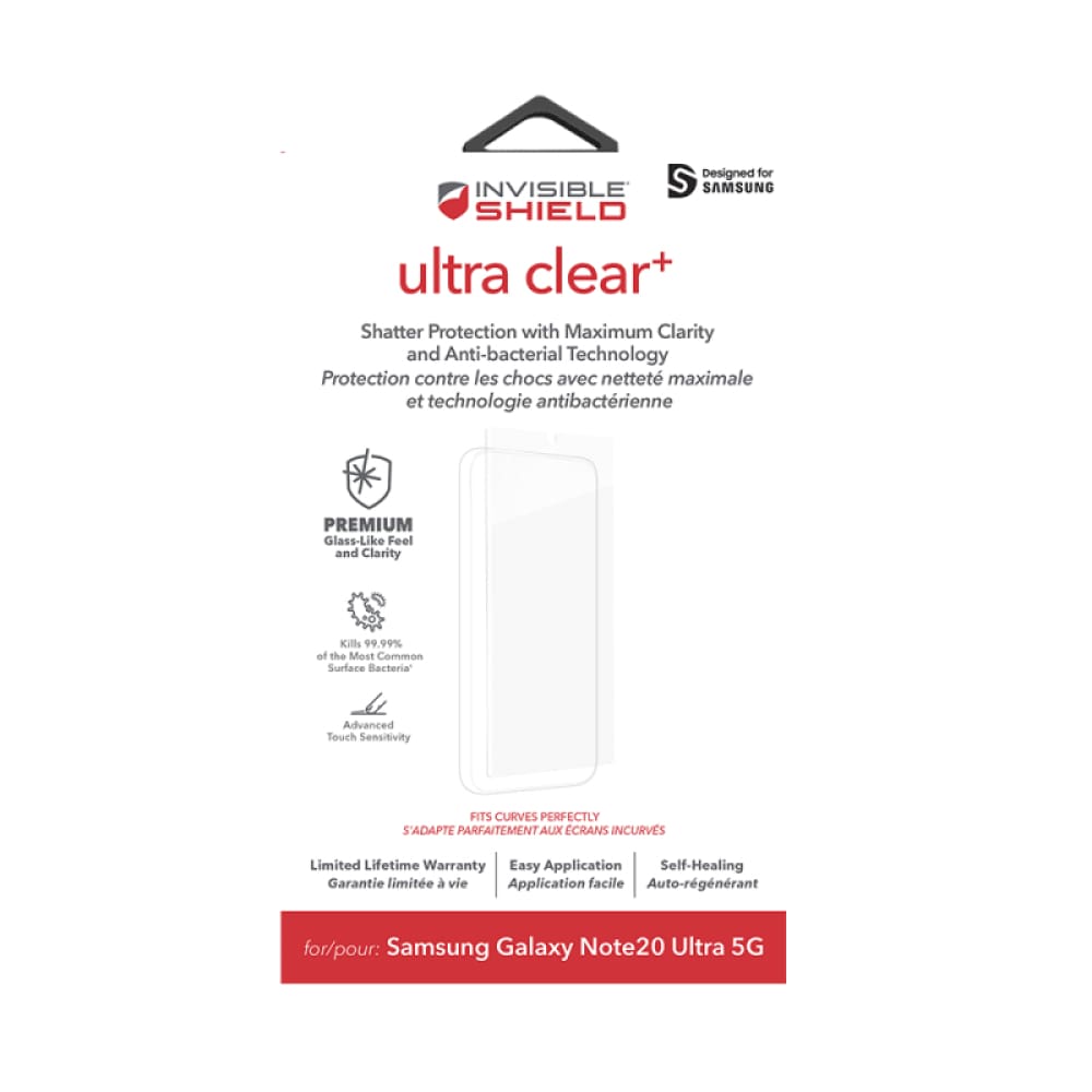 InvisibleShield Ultra Clear+ Screen Guard For Note20 Ultra (6.9) - Accessories