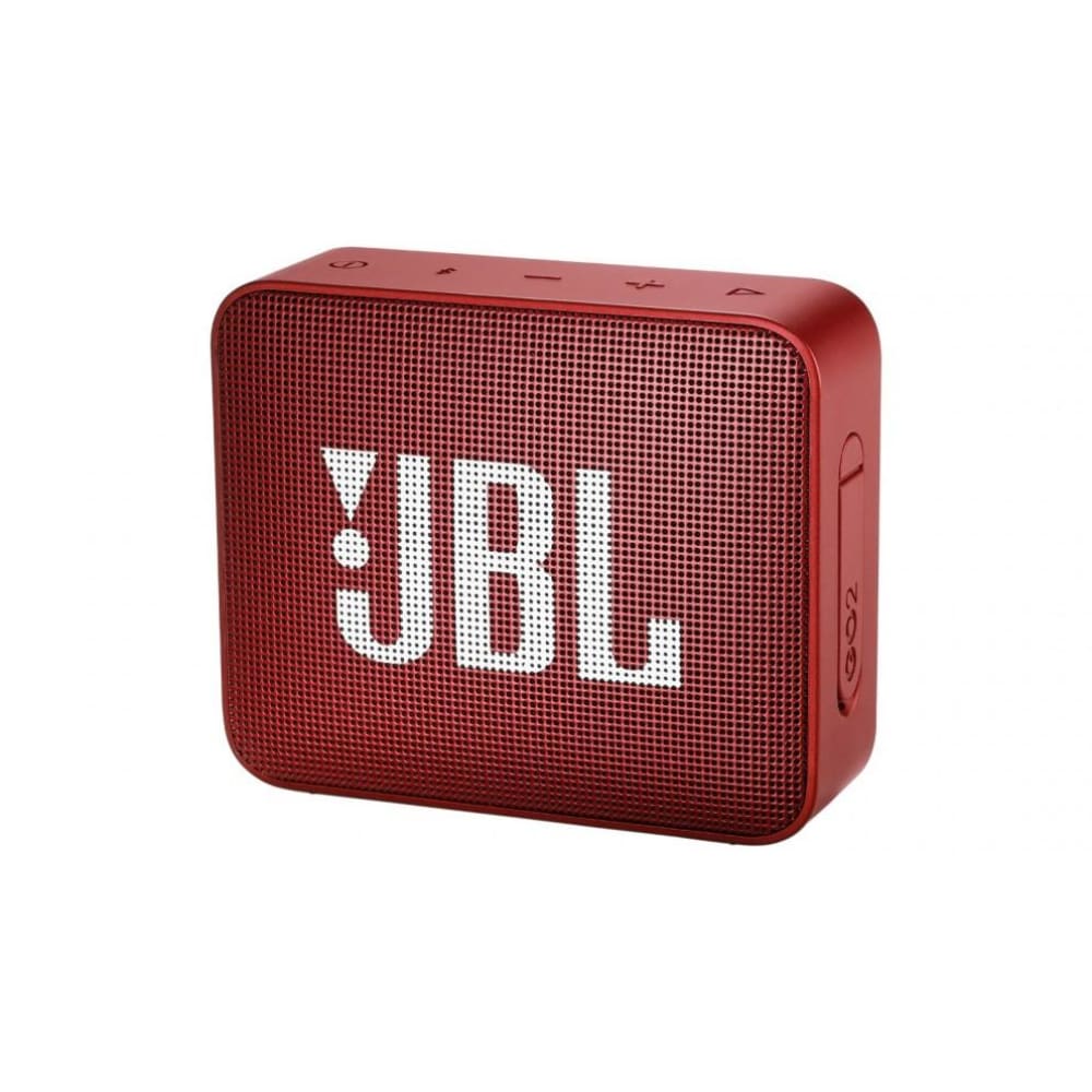 JBL GO2 Bluetooth Wireless Portable Speaker - Red - Accessories