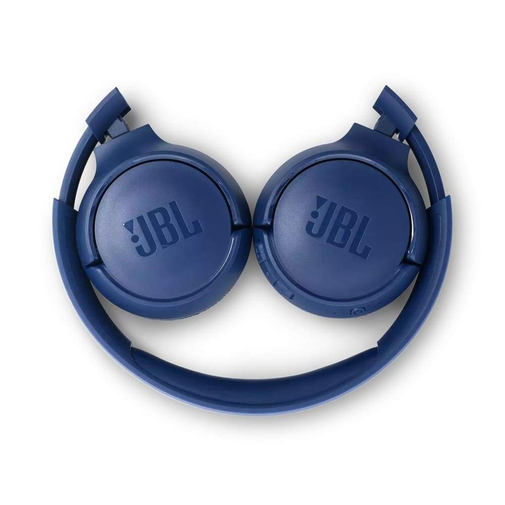 JBL T500 Wireless Bluetooth On Ear Headphones - Blue - Audio