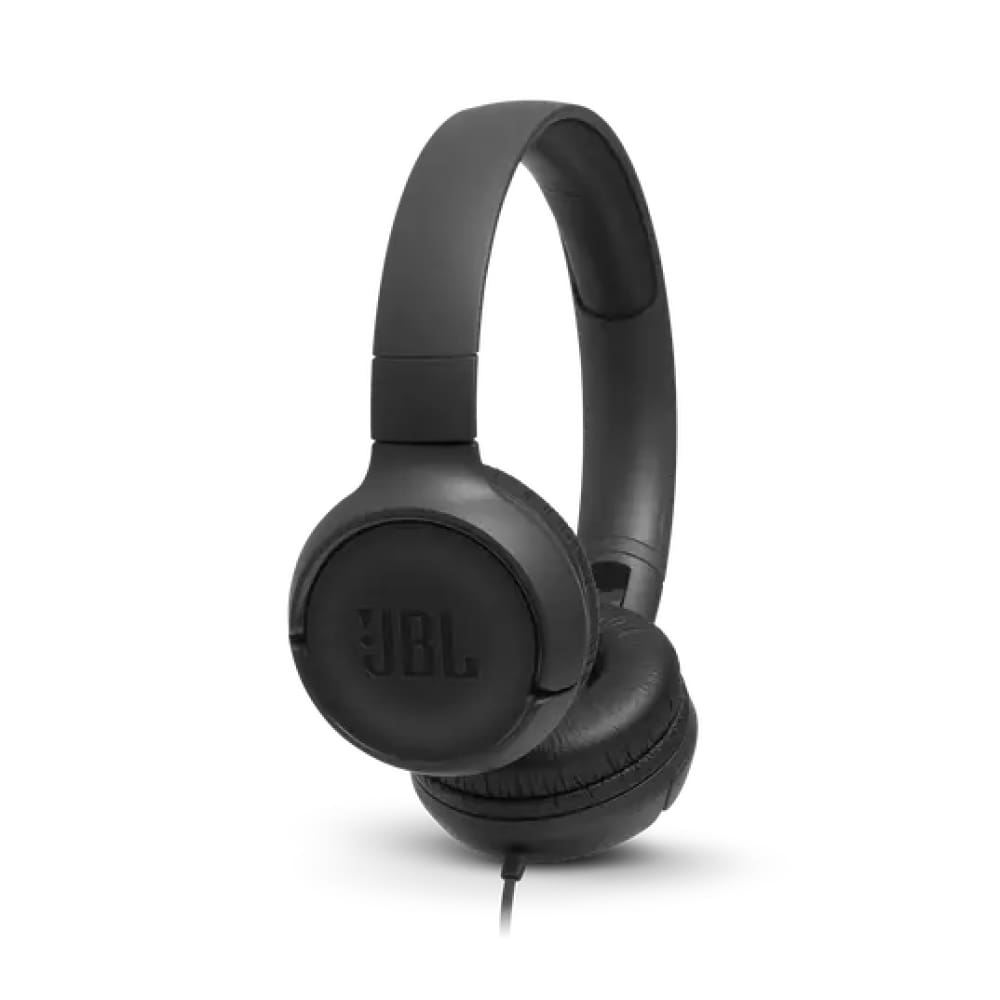 JBL Tune 500 Wired on-ear headphones - Black - Audio