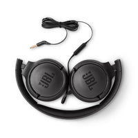 Thumbnail for JBL Tune 500 Wired on-ear headphones - Black - Audio