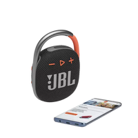 Thumbnail for JBL Clip 4 Ultra-portable Waterproof Speaker - Black / Orange